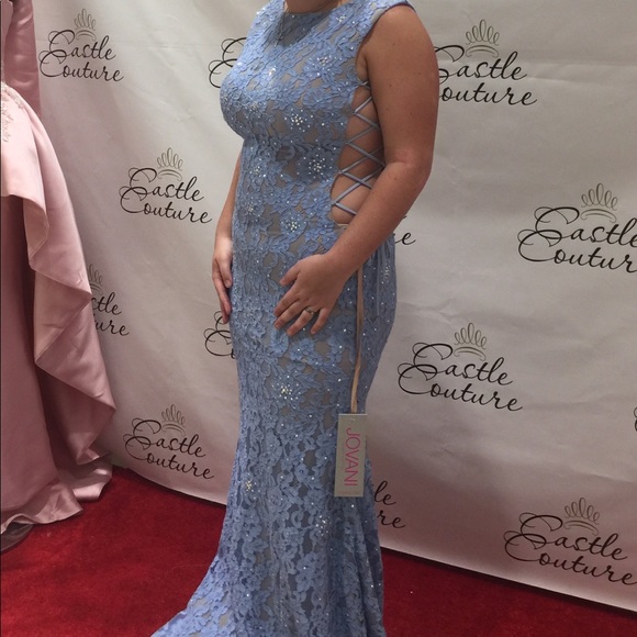 periwinkle prom dress - Picture 2 of 3